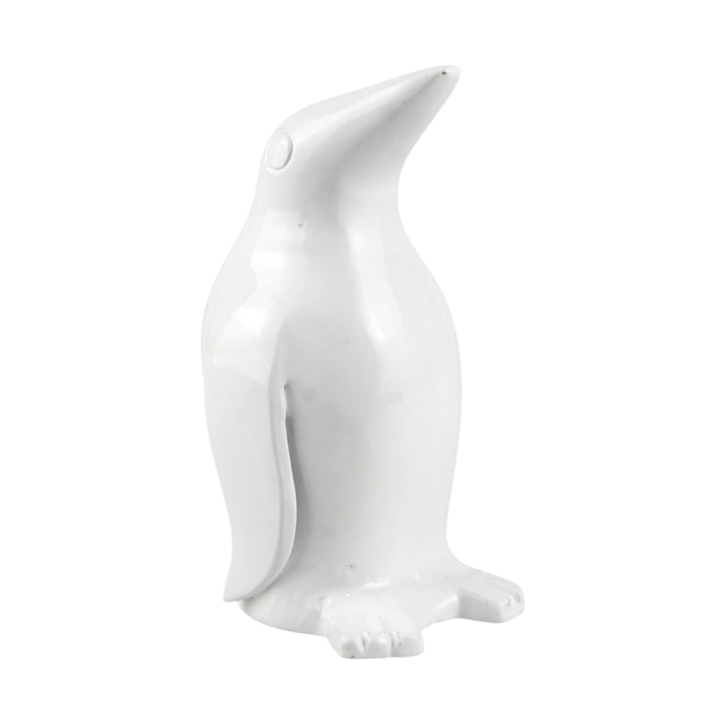 White Aluminum Penguin Figurine