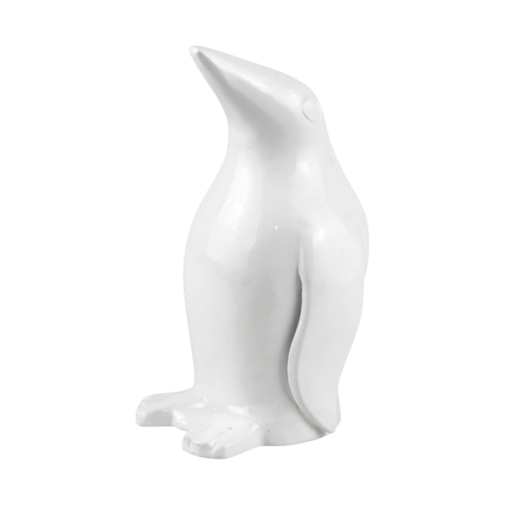 White Aluminum Penguin Figurine