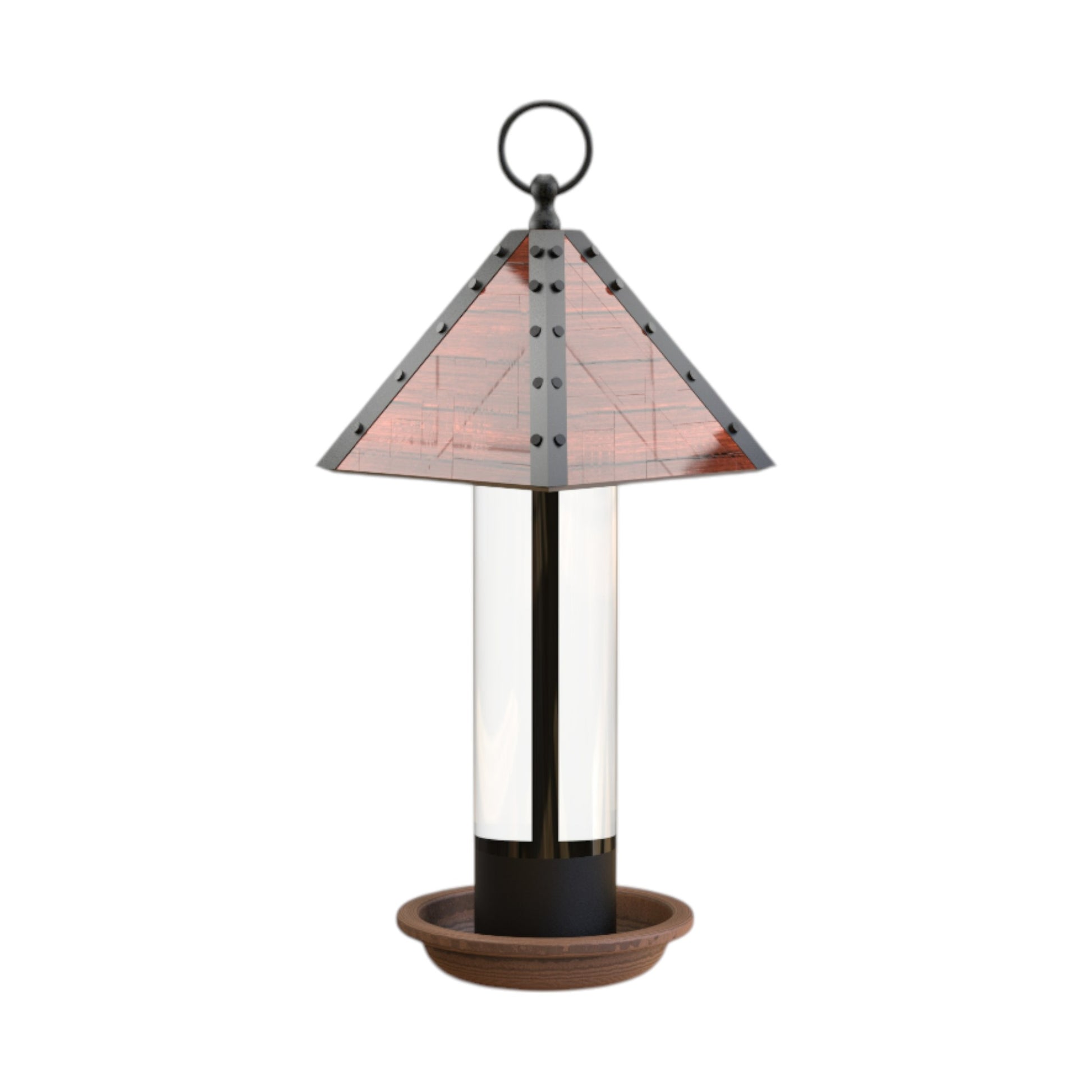 Lamp-Inspired Wooden Bird Feeder